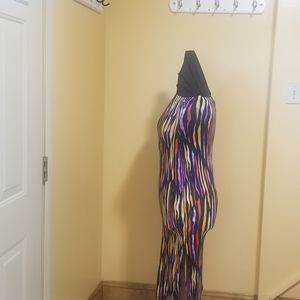 A multi colored stripe dress